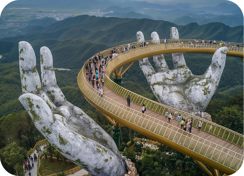 Golden Bridge, Ba Na Hills
